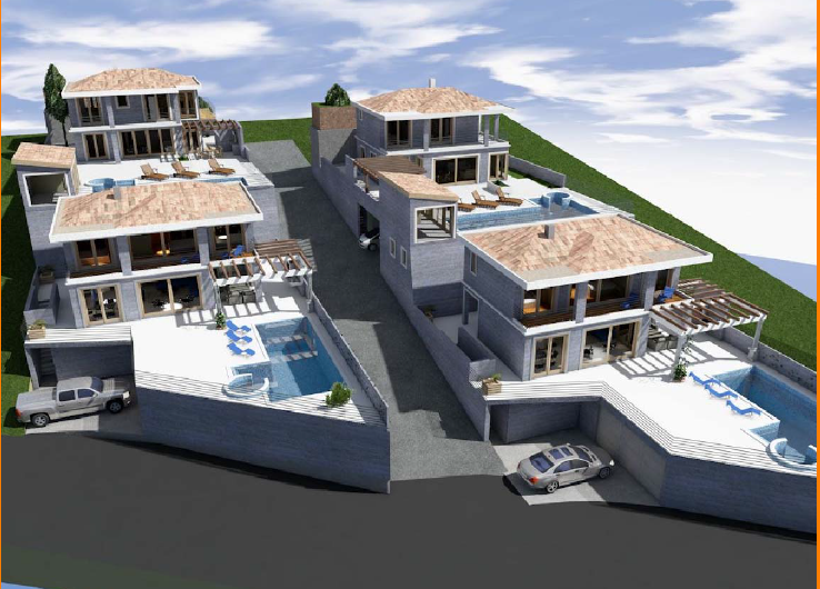 Two-storey unfinished villa with seaview in Kuljače, 250 m²