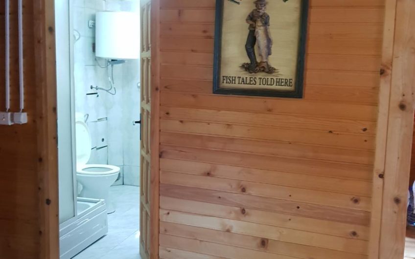 Two-storey wooden cottage on river in Ada Bojana, 110 m²