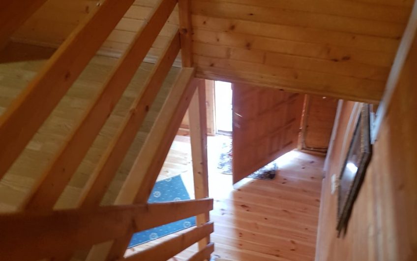 Two-storey wooden cottage on river in Ada Bojana, 110 m²