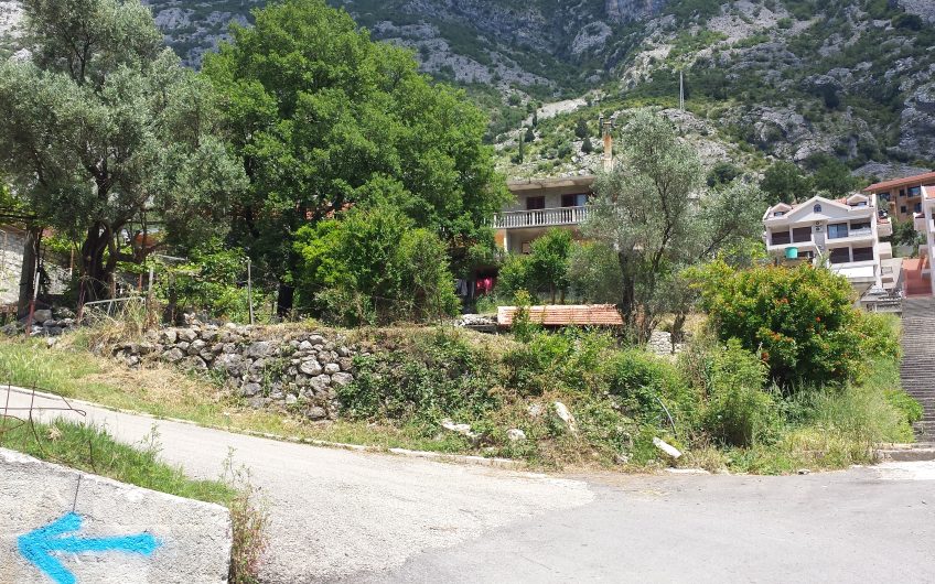 Estate with family house and huge plot in Dobrota, 120 m²