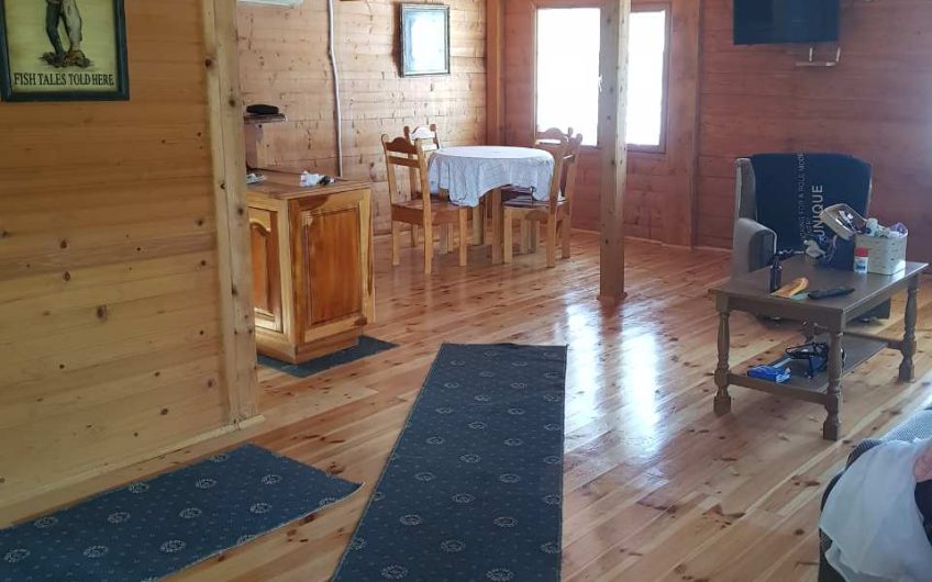 Two-storey wooden cottage on river in Ada Bojana, 110 m²