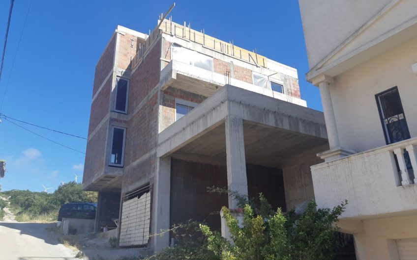 Three-storey unfinshed house near sea in Hladna Uvala