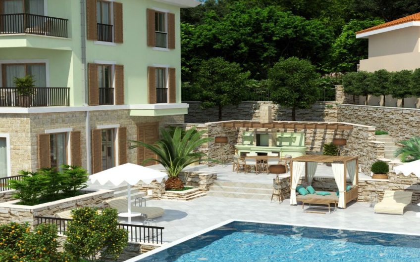 Two three-storey villas with seaview and pool in unique place near Blizikuće, 900 m²