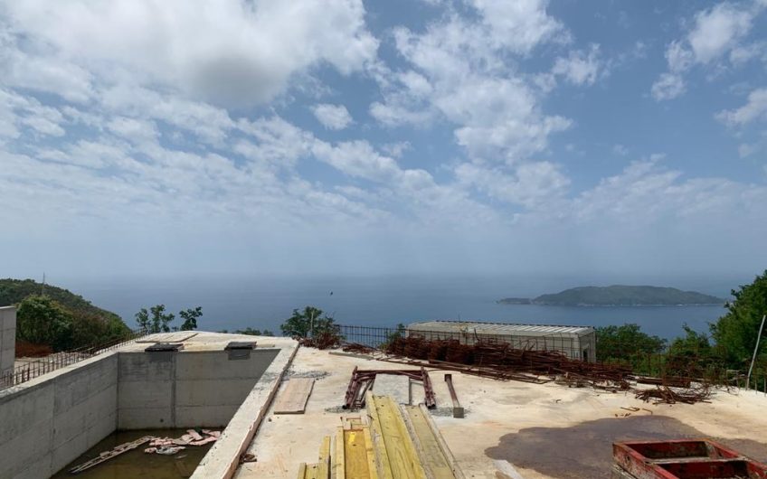 Two-storey unfinished villa with seaview in Kuljače, 250 m²