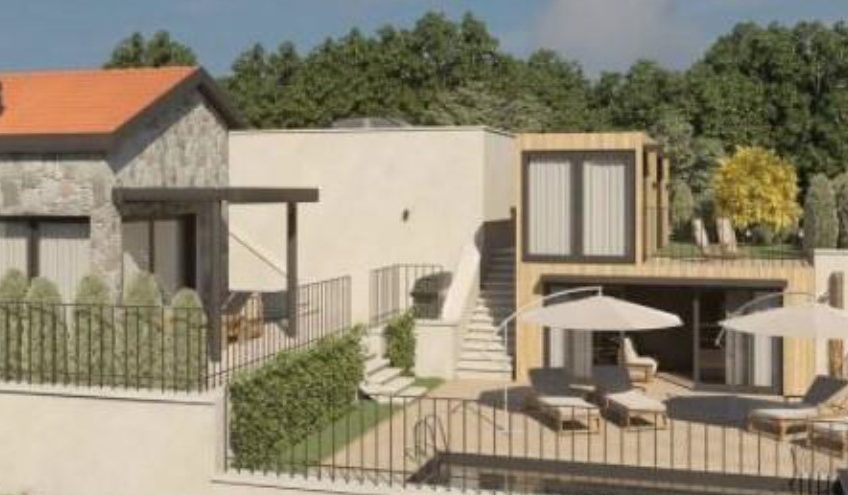 Modest villa with guesthouse in Tivat, 61 m²