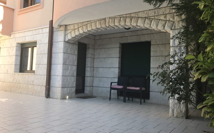 Unique two-bedroom apartment with green patio not far from sea in Petrovac, 57 m²