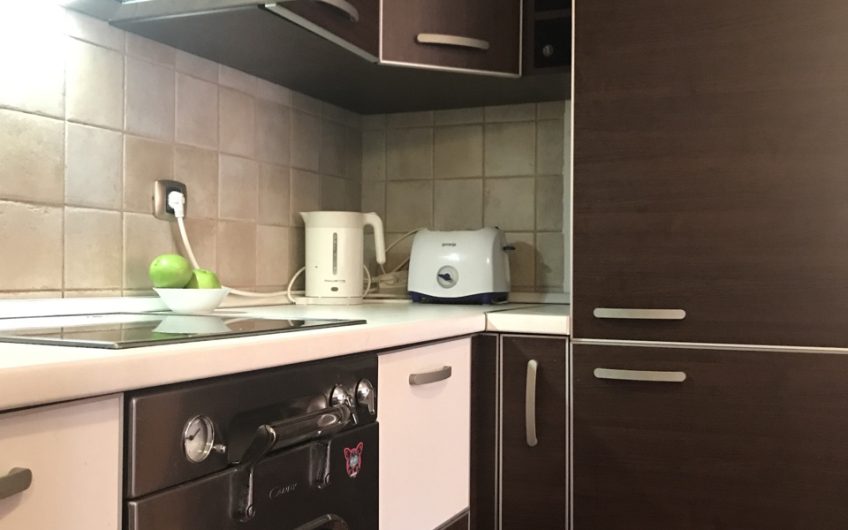 Unique two-bedroom apartment with green patio not far from sea in Petrovac, 57 m²